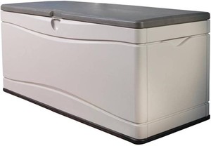 LIFETIME 60012 Extra Large Deck Box, 130 Gallon, Desert SandBrown