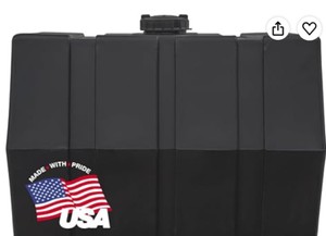100 Gallon Water Tank - Horizontal Square, Poly Tank UV-Resistant Storage b01bfc5nik
