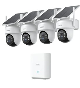 Aosu Solar Security Cameras Wireless Outdoor SolarCam D1 Classic Kit