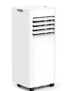 8,000 BTU (5,000 BTU DOE) 115-Volt Portable Air Conditioner Cools up to 300 sq. ft. w Dehumidifier and Remote in White