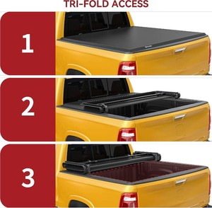 YITAMOTOR Soft Tri-Fold Tonneau Cover for 2019-2026 Silverado 1500 5.8ft