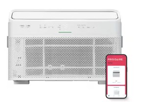 Frigidaire-12,000 BTU Window Air Conditioner Cools 550 sq. ft. with Remote and Wi-Fi in White 115V