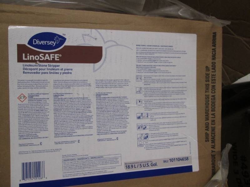 5 Gallons Diversey linoleumstone stripper
