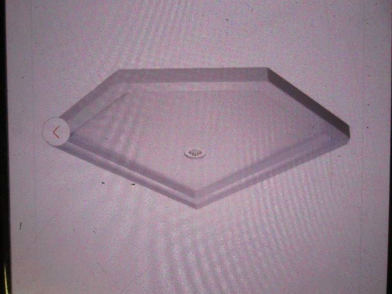 SlimLine 38 in. x 38 in. Neo-Angle Shower Tray in White