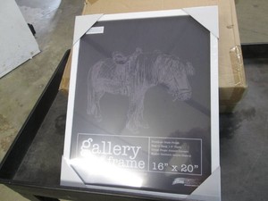 4 Pack of new Gallery deep wood frames, 16 x 20 inches white