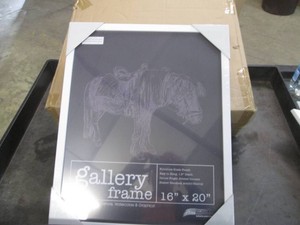 4 Pack of new Gallery deep wood frames, 16 x 20 inches white