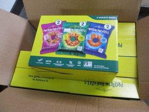 4 Boxes of 6 individual serve protein pretzels