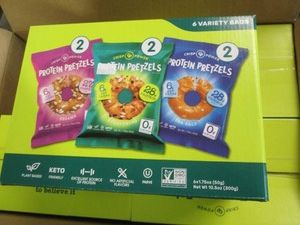 4 Boxes of 6 individual serve protein pretzels