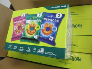 4 Boxes of 6 individual serve protein pretzels