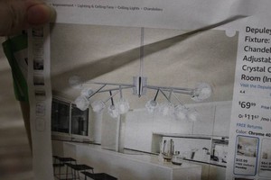 Chandelier ceiling light fixture