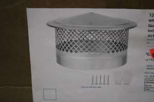 12 Chimney cap with screen