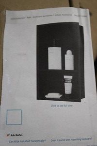 Stainless steel shower niche double shelves