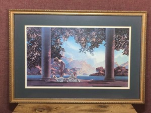 Vintage MAXFIELD PARRISH Daybreak Framed Print 23 12 x 16 14