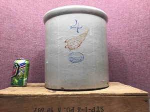REDWING 4 Gallon - Large Wing Crock - Decent