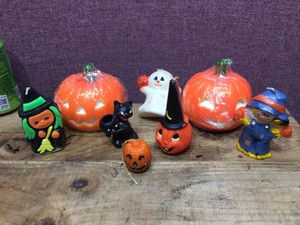 Group Vintage Halloween Candles - Gurley - Suni