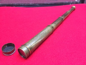Antique Brass Telescoping SpyglassTelescope 16 14