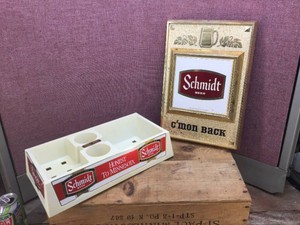 (2) Vintage SCHMIDT Beer CMON BACK & Honest to Minnesota NapkinCoasters