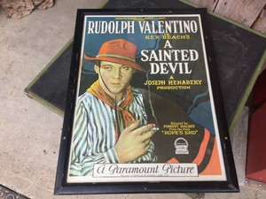 Vintage - A SAINTED DEVIL - Reproduction Poster by Portal Publications