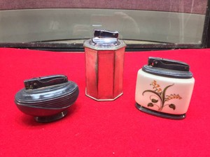 (3) MCM Type DeskTable Lighters