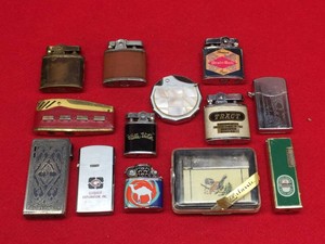 Group Vintage NoveltyAdvertiser Pocket Lighters