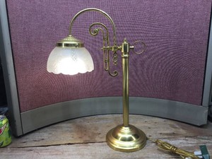 Decorative Brass Lamp 22 Tall - Heavy Base