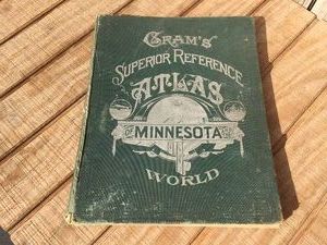 1907 CRAMS - Superior Reference ATLAS of Minnesota and the World