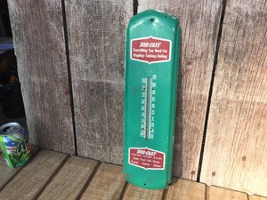 Vintage DUO-FAST Advertiser Thermometer 17 14 x 5