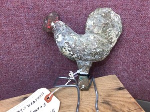 Vintage Cast Brass Rooster - Shooting Gallery Target - Some Provenance