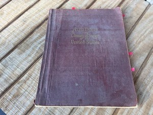 1921 CRAM - AUTO TRAILS and COMMERCIAL SURVEY of the UNITED STATES
