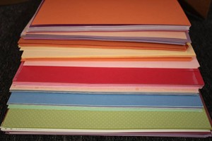 Huge assortment of 12x12 cardstock