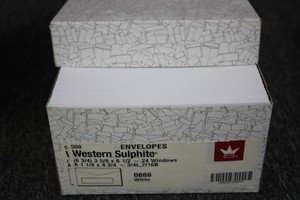 Western Sulphate 500ct envelopes