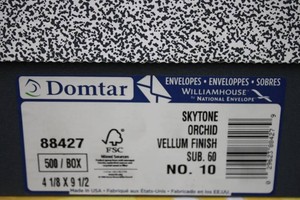 Domtar envelopes 500ct 4 18 x 9 12