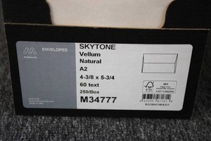 MOHAWK 250ct envelopes