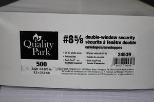 Quality Park 500ct double window security envelopes