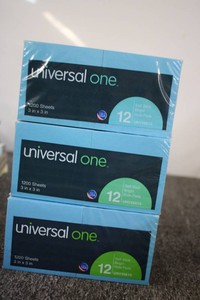 3 packs of universal one post it notes