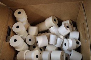 Large selection of receipt paper