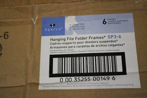 6 pack of hanging file folder frames