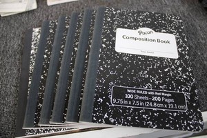 6 Composition notebooks