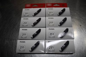 8 Packs of Canon grey ink