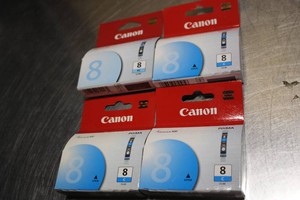 4 Packs of Canon Blue ink