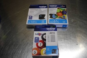 3 Packs of brother cyan ink