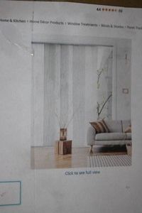 Adjustable sliding panel track blinds