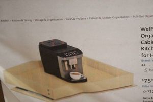Soft close pull out cabinet