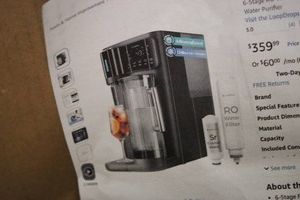G1 Mineralized counter top reverse osmosis system