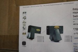 1-2-3 A- frame 2 Brackets for swing set mounting hardware