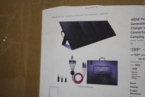400 W Portable solar panel for power station generator