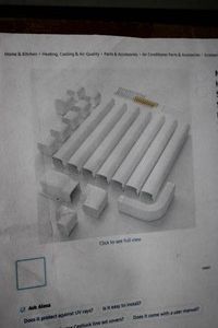Mini split AC line cover