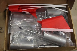 Heavy duty yard traps with flags