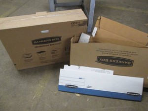 6 Large and 4 smaller Bankers boxes