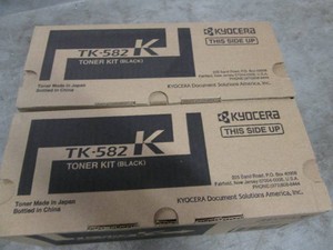 2 Kyocera TK-582 K toner kits